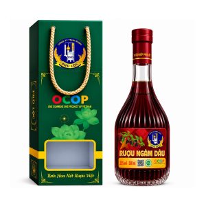 Rượu Ngâm Dâu Chai 500ml 25% Vol